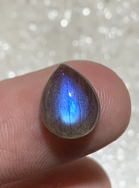 拉长石吊坠裸石戒指耳环项链首饰品手链手镯手工DIY椭圆水滴10*8