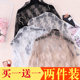 镂空蕾丝上衣性感透明内搭小衫透视女t恤长袖立领网纱打底衫秋装