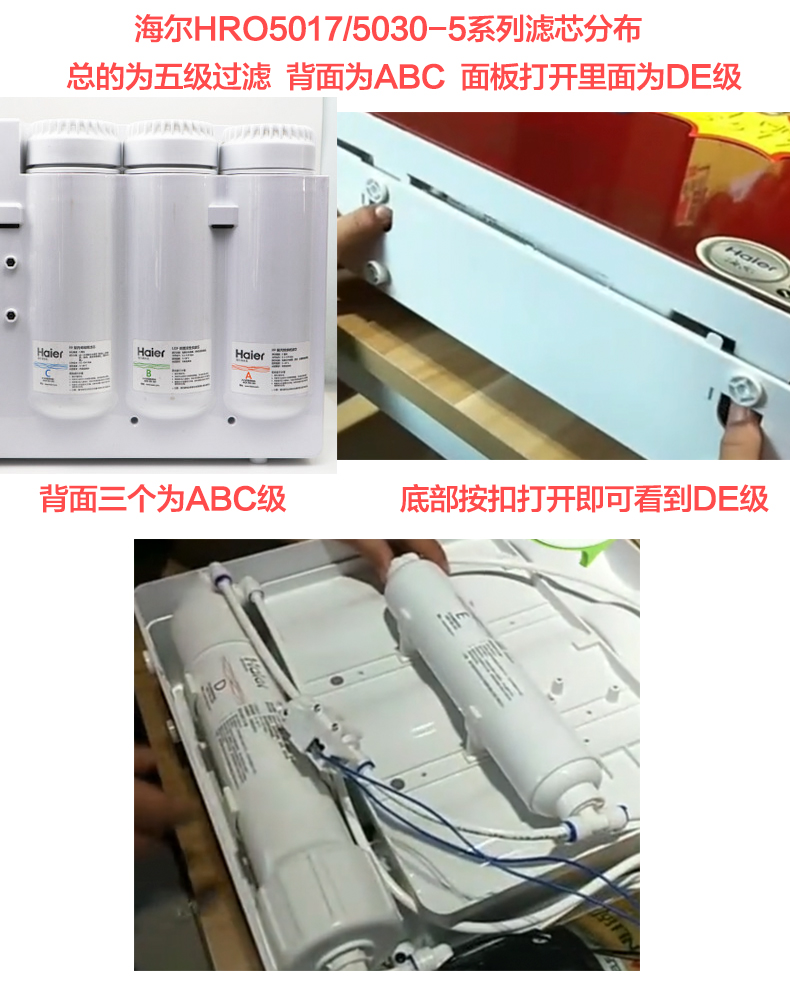 海尔净水器滤芯HSNF-300P8/P1/B1/M5/M1/HRO50-5K/B5净化施特劳斯-图2