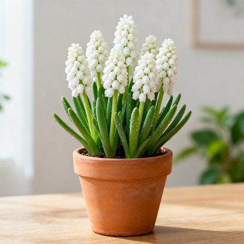 【进口】荷兰葡萄风信子盆栽花苗带花苞室内外阳台庭院花卉绿植物 - 图3