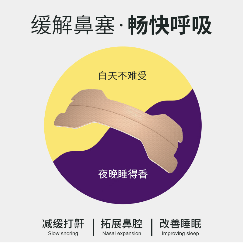 通气鼻贴婴幼儿童宝宝小儿缓解鼻塞感冒鼻子堵不通鼻神器鼻通贴