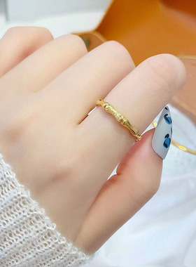 古法传承手饰沙金女竹节手串手链