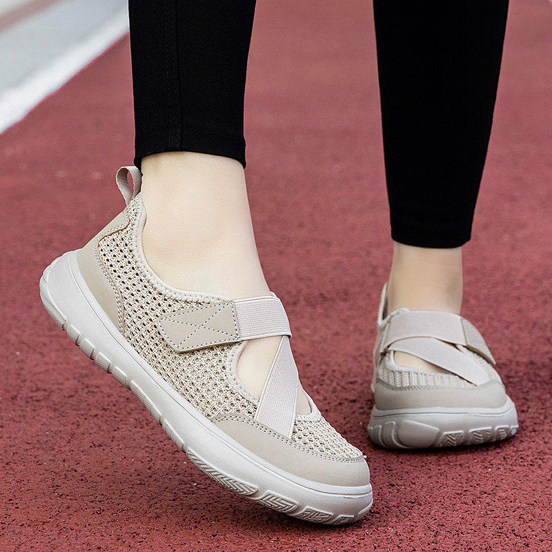 镂空老人健步鞋女夏季舒适软底妈妈鞋中老年运动休闲鞋老北京布鞋,淘宝优惠券,粉丝福利购,淘宝优惠卷