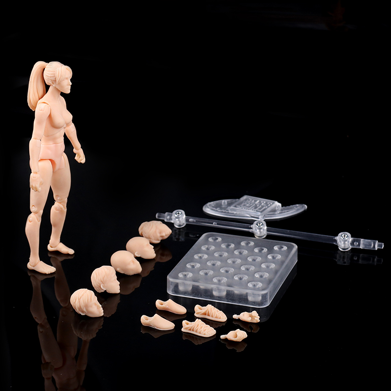 【WS动漫】一厂手办男女3.75寸素体人体人偶绘画1:18DIY专业喷涂 - 图0