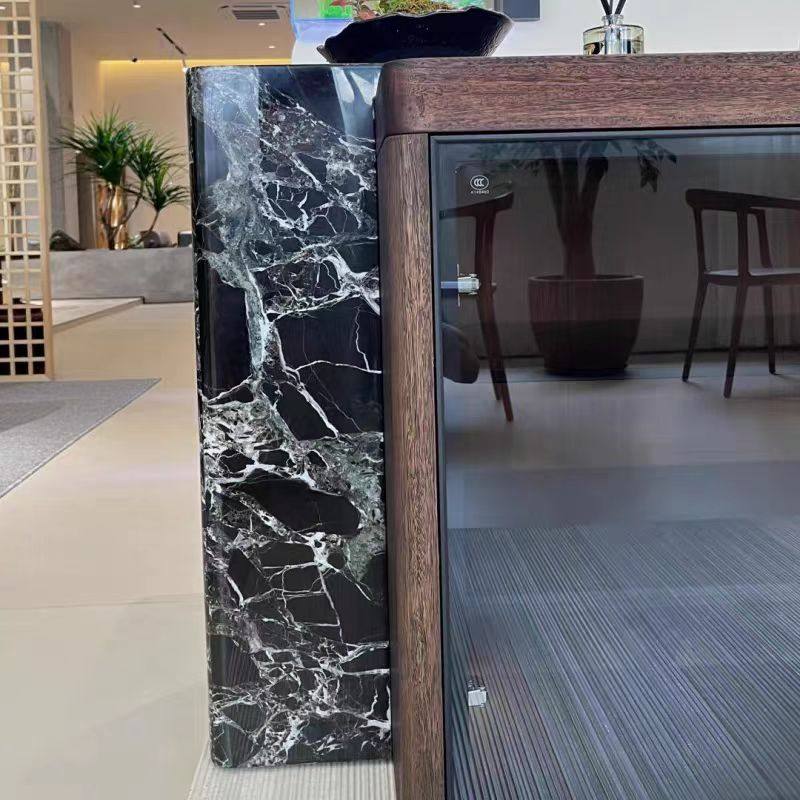 意式极简岩板茶桌2025新款高端茶空间接待实木茶台轻奢现代高级感,淘宝优惠券,粉丝福利购,淘宝优惠卷