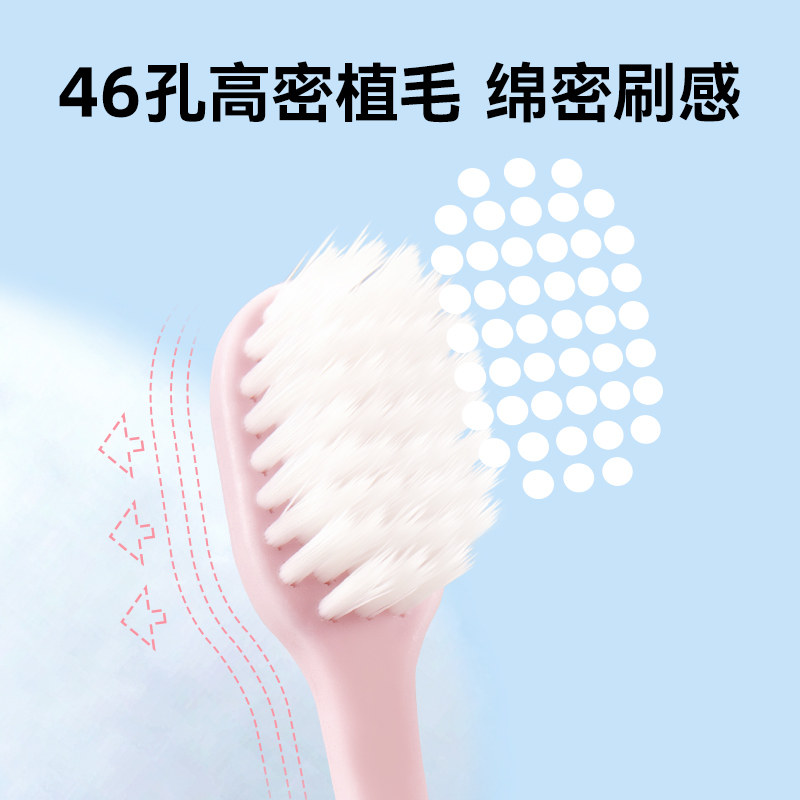 极简生活纳美潮牌年轻成人软毛牙刷软毛清洁组合量贩牙刷情侣套装