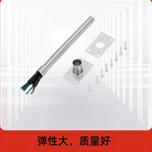 百佳304不锈钢过线器门窗用过线管门禁过线保护器金属门用过线器 - 图3