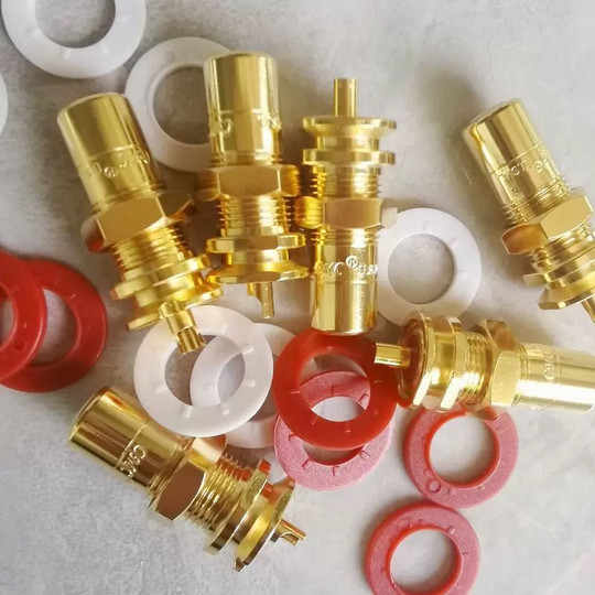 Pure copper gold-plated CMC 816-U RCA signal socket amplifier audio lotus socket audio line motherboard