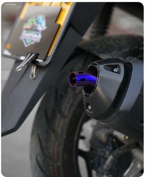 ເຫມາະສໍາຫລັບ Honda PCX160 exhaust elbow modified scooter UHR150 chimney mouth decoration exhaust tail throat