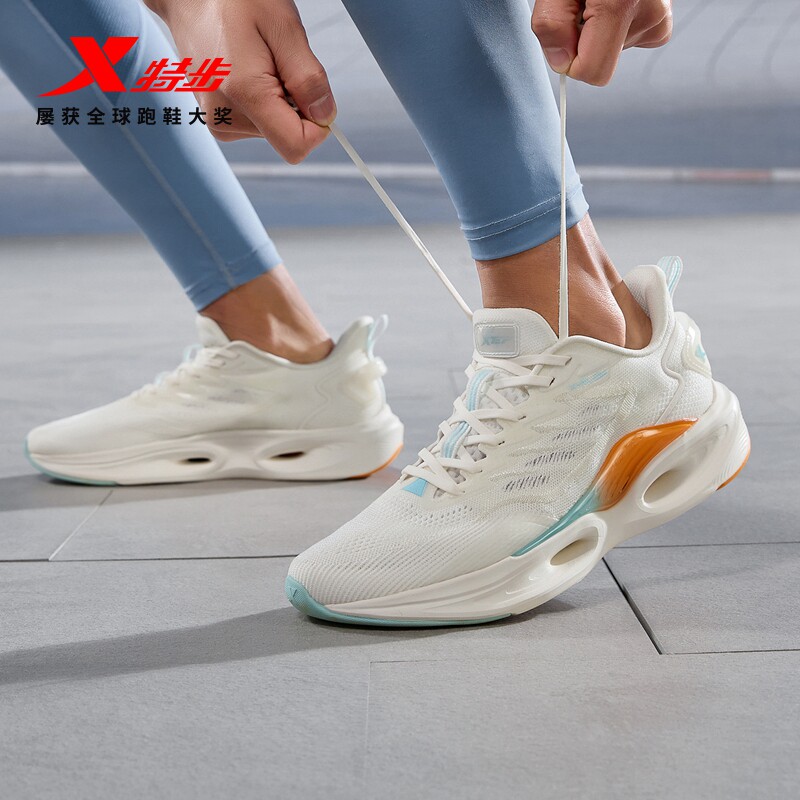 特步氢风6丨跑鞋男鞋秋冬专业跑步鞋软底鞋子减震轻便运动鞋男款