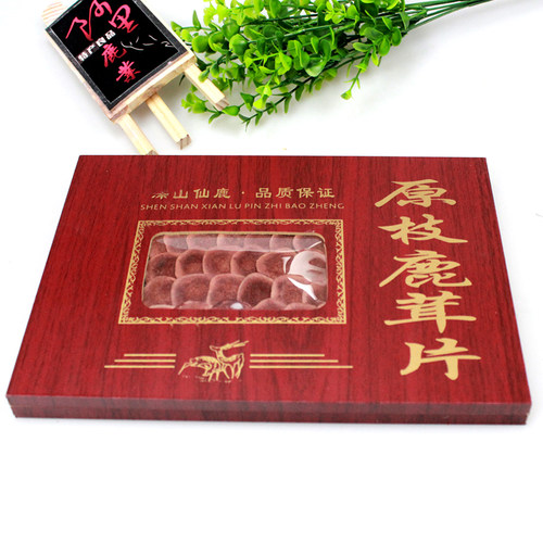 东北特产长白山吉林梅花鹿鹿茸礼盒鹿茸片血片送礼滋补养生泡酒料 - 图3