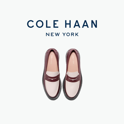 Cole Haan/歌涵 女士乐福鞋 新款皮革一脚蹬小皮鞋单鞋W34281 - 图1