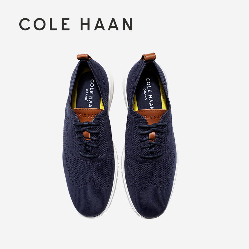Cole Haan/歌涵男鞋牛津鞋 23年春季新款编织透气网面鞋男C37369_虎窝淘