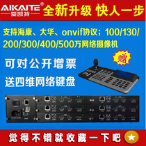 9 screen 36 picture segmentation H 265 high-definition network matrix 6-way monitor film decoder digital matrix splicing