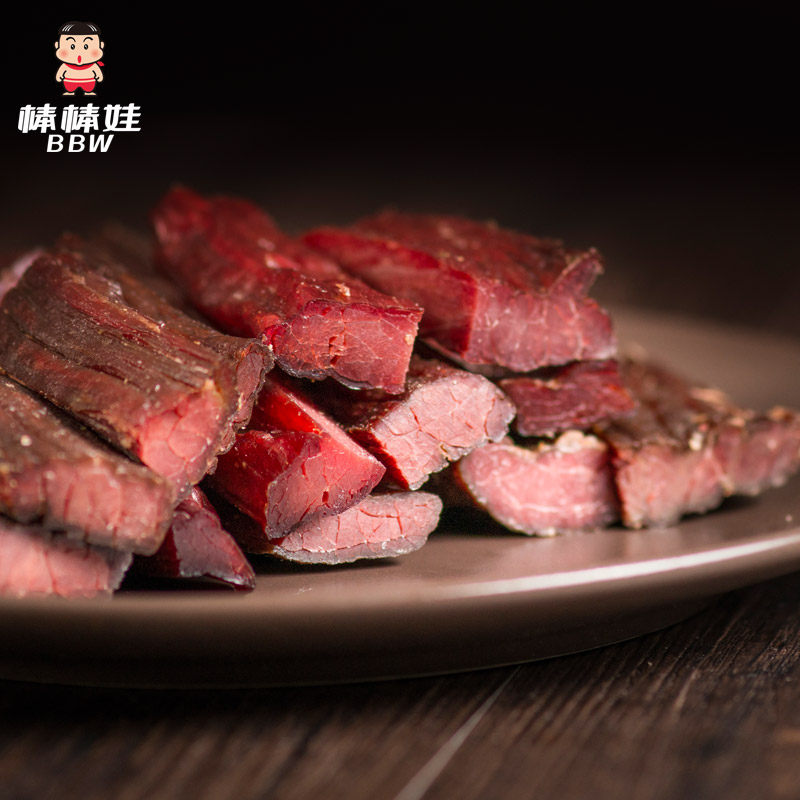 棒棒娃手撕125g五香零食风干牛肉干 棒棒娃牛肉类