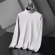 Double-sided German velvet bottoming shirt for men, autumn and winter warm inner wear