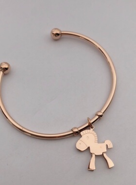 钛钢十二生肖饰品手环包邮