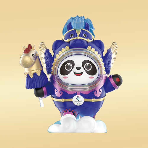 【马墩墩新品】冰墩墩马年手办桌面摆件盲盒生日新年礼物奥运周边 - 图1