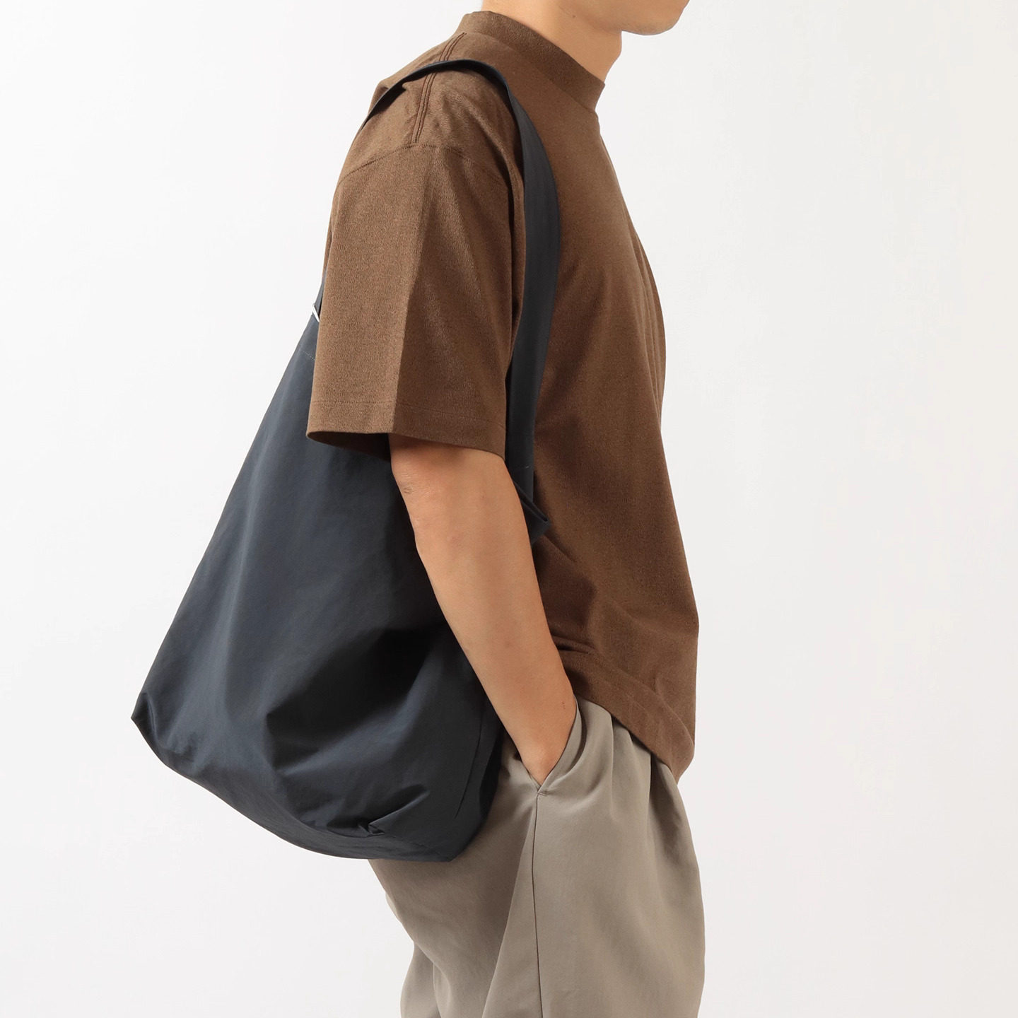 日本Still By Hand束口袋尼龙单肩背包水桶包,淘宝优惠券,粉丝福利购,淘宝优惠卷