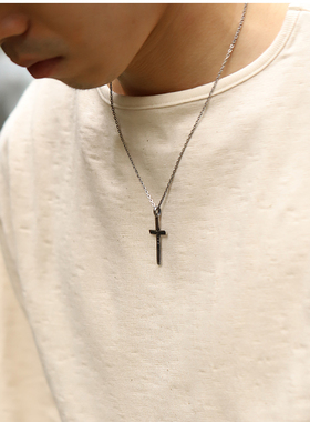 AMPJAPAN银银币900银十字项链