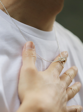 电缆线概念简约手工制作项链