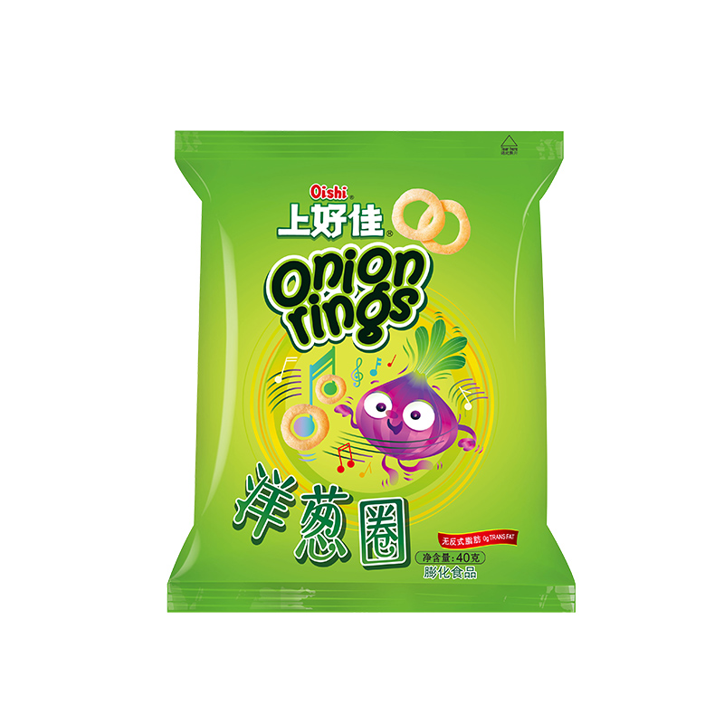 Oishi上好佳官方洋葱圈 40g/袋休闲零食小吃怀旧膨化食品-图3