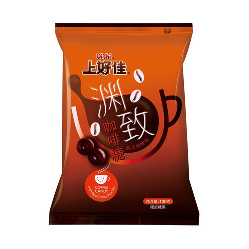 Oishi上好佳官方 硬糖咖啡味100g/袋 醇香咖啡味硬糖休闲食品 - 图3