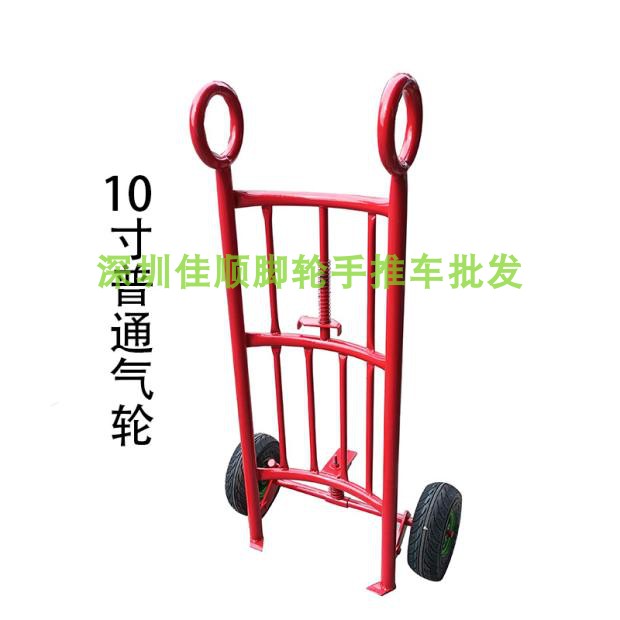 佳牌手拉油桶车圆桶铁桶叉车深圳油桶手推车简易手动油桶搬运车