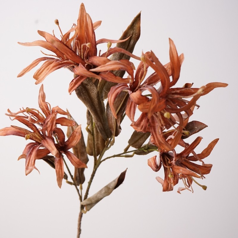 仿真花单枝紫荆花清新家居装饰餐桌花艺禅意插花摆件假花摄影,淘宝优惠券,粉丝福利购,淘宝优惠卷