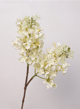 雪莉仿真花餐桌装饰假花紫丁香