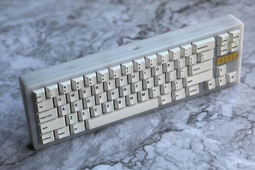 原厂高度热升华GMK Minimall极简白键帽DIY客制化机械键盘大全套 - 图0