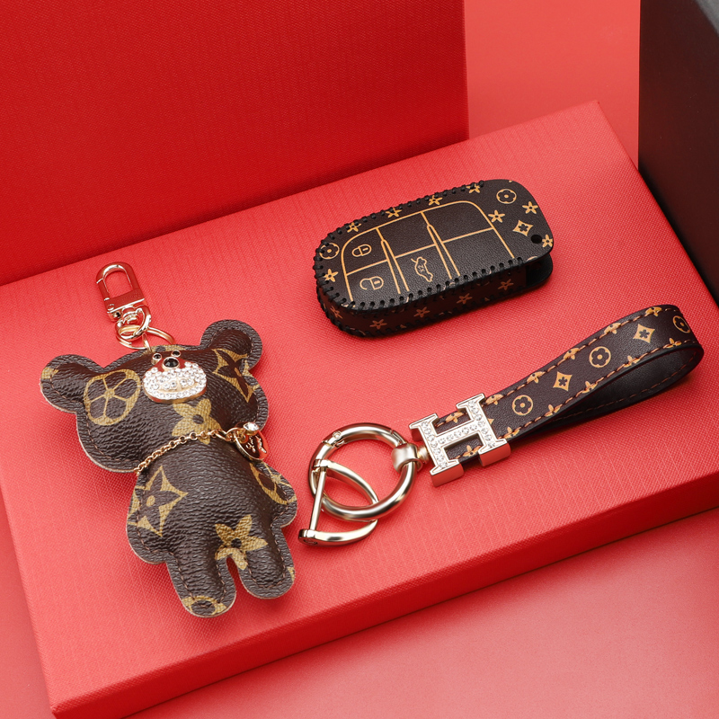 jeep吉普钥匙套指南者自由光自由侠大指挥官大切诺基道奇酷威包扣 - 图1