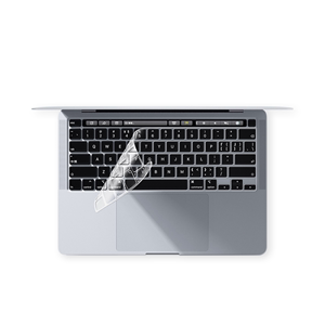 SkinAT 适用于MacBook键盘膜 苹果笔记本Pro/Air键盘透明硅胶膜macbook pro键盘膜