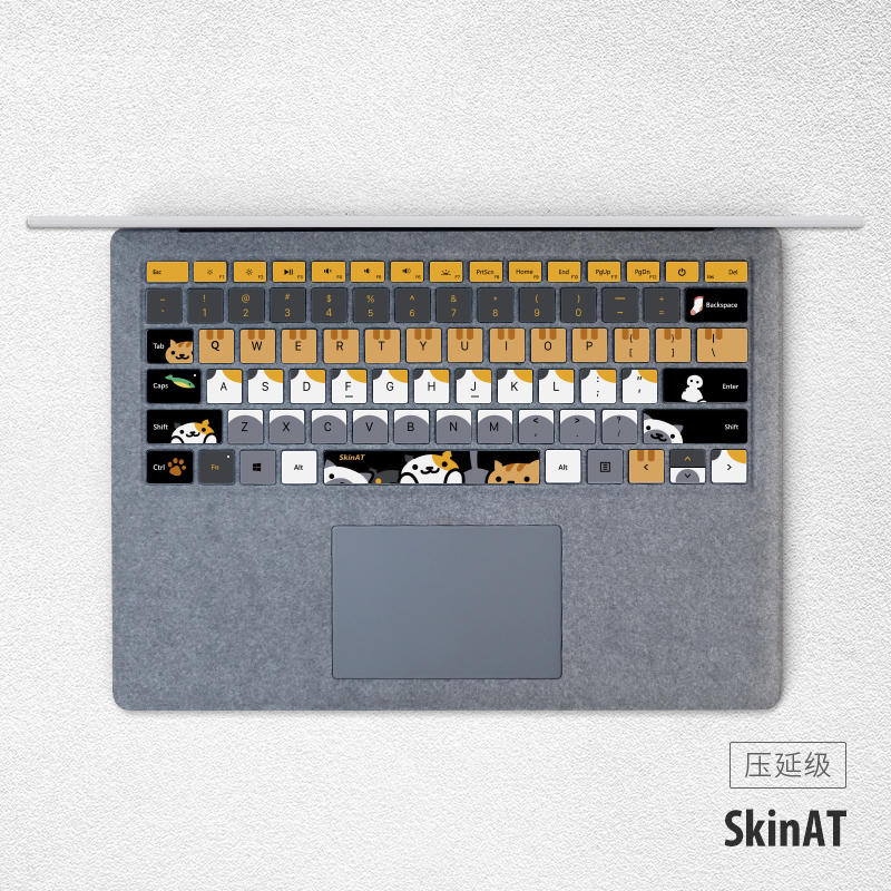 SkinAT适用于Surface Laptop 3键盘膜微软笔记本电脑键盘贴纸微软surface Pro键盘保护膜个性按键贴不留胶-图3