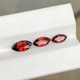 Natural Mozambique burgundy garnet marquise cut gemstone loose stone ring face jewelry processing stone