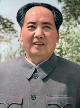 1958年毛主席在成都真实照片复古