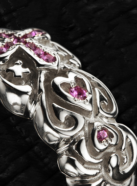 【现货】BWL  白金天然宝石定制款戒指 R426G/C