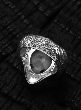 【预】BWL  40周年925银金星骷髅戒指 R484G/C