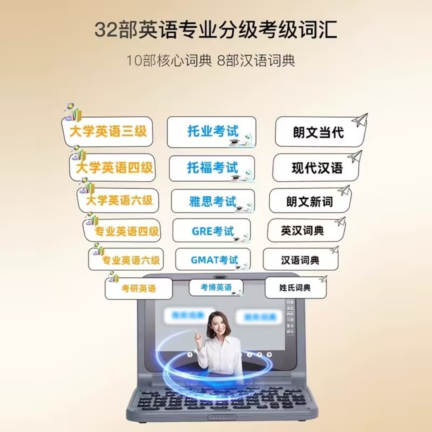 文曲星E6S英语电子词典初高中英语发音学习背单词翻译查词无游戏