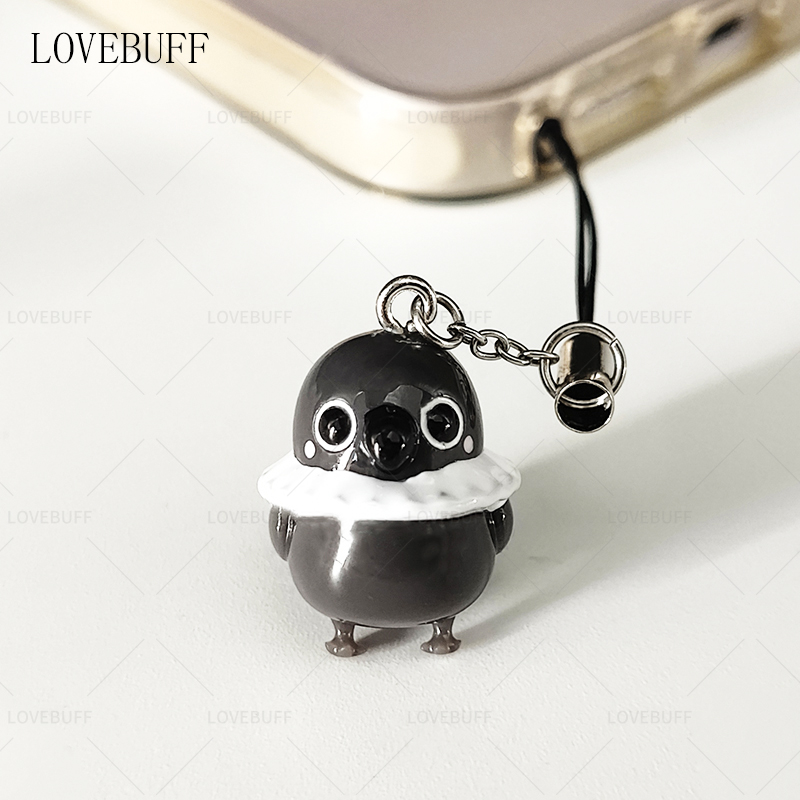 lovebuff游戏周边好气鸦树脂摆件手机坠挂件生日礼物 - 图0