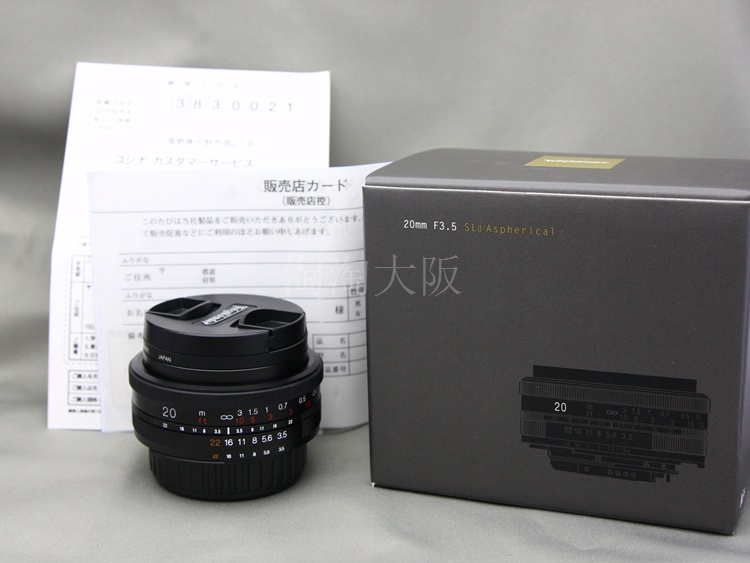 NOKTON 20mm f3.5 AIS用 98新 带包装 手动 福伦达 日本直送