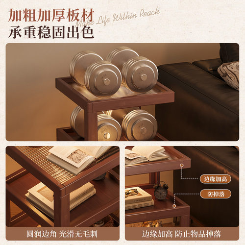 客厅沙发边几现代简约可移动创意角几北欧卧室床头柜小桌子小茶几 - 图2