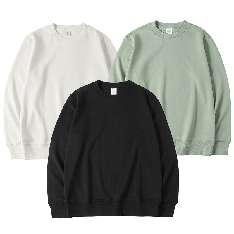 日本白色春秋宽松纯棉套头衫卫衣 尚妍臣卫衣/绒衫