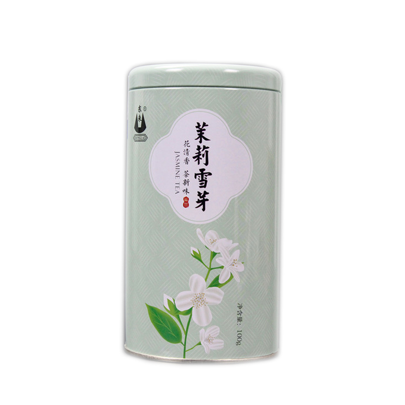 东来茶业福州上等茉莉花茶东升茶厂2022年新茶茉莉雪芽100g罐装茶