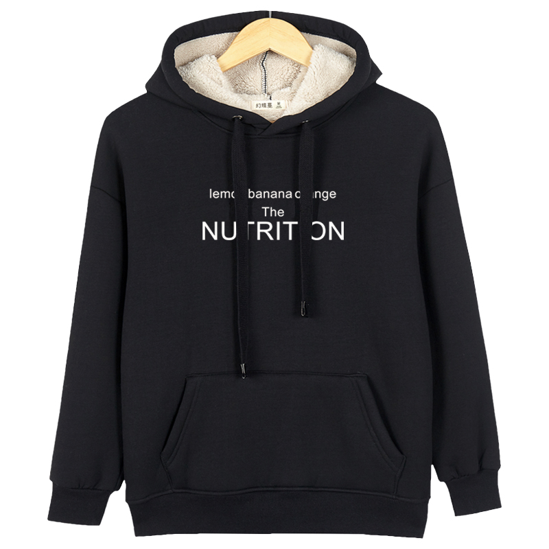 2020新款韩版羊羔绒连帽冬加绒卫衣 幻蝶蔓服饰卫衣/绒衫