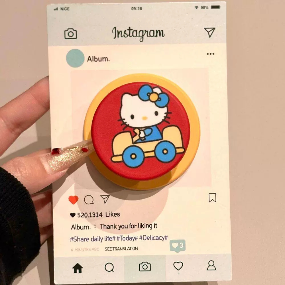 KT米菲兔磁吸支架适用A3/OPPO findx8S+X7ultra可爱A98手机壳Reno14/13/12F/11/87/A5pro/K12/A72硅胶A58/A55 - 图3