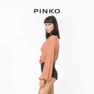 【春夏新品】PINKO2024女士休闲宽松衬衫102964A1JZ