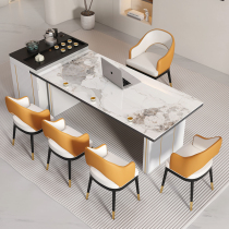 Rockboard Island table Terra table et chaises Combined light extravagant moderne minimalist desk table table desk integrated dual-use home tea table