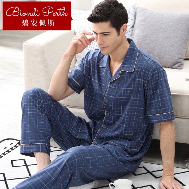 碧安佩斯柜大居服短袖竹纤维家睡衣 碧安佩斯睡衣/家居服套装