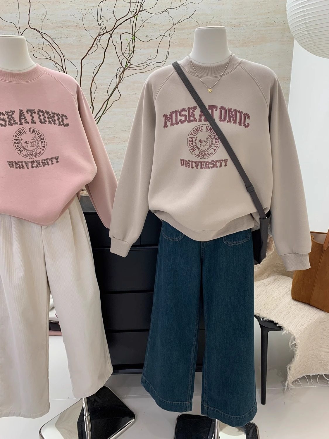 美式复古印花短款卫衣女冬季休闲宽松显瘦加绒加厚保暖纯棉上衣春,淘宝优惠券,粉丝福利购,淘宝优惠卷